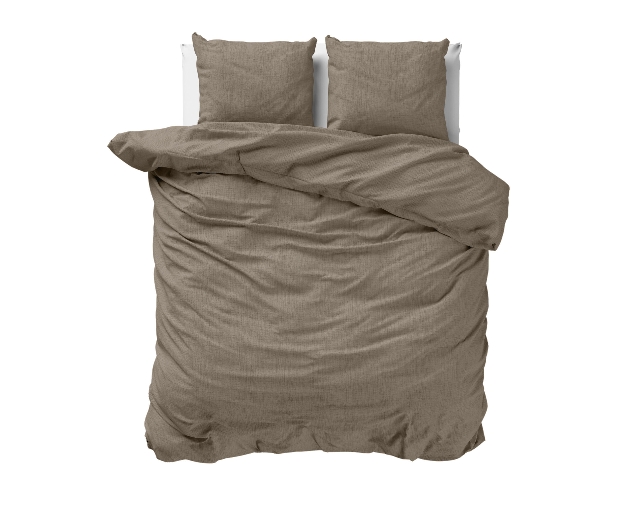 Mousseline Perkal Taupe 240 x 200/220