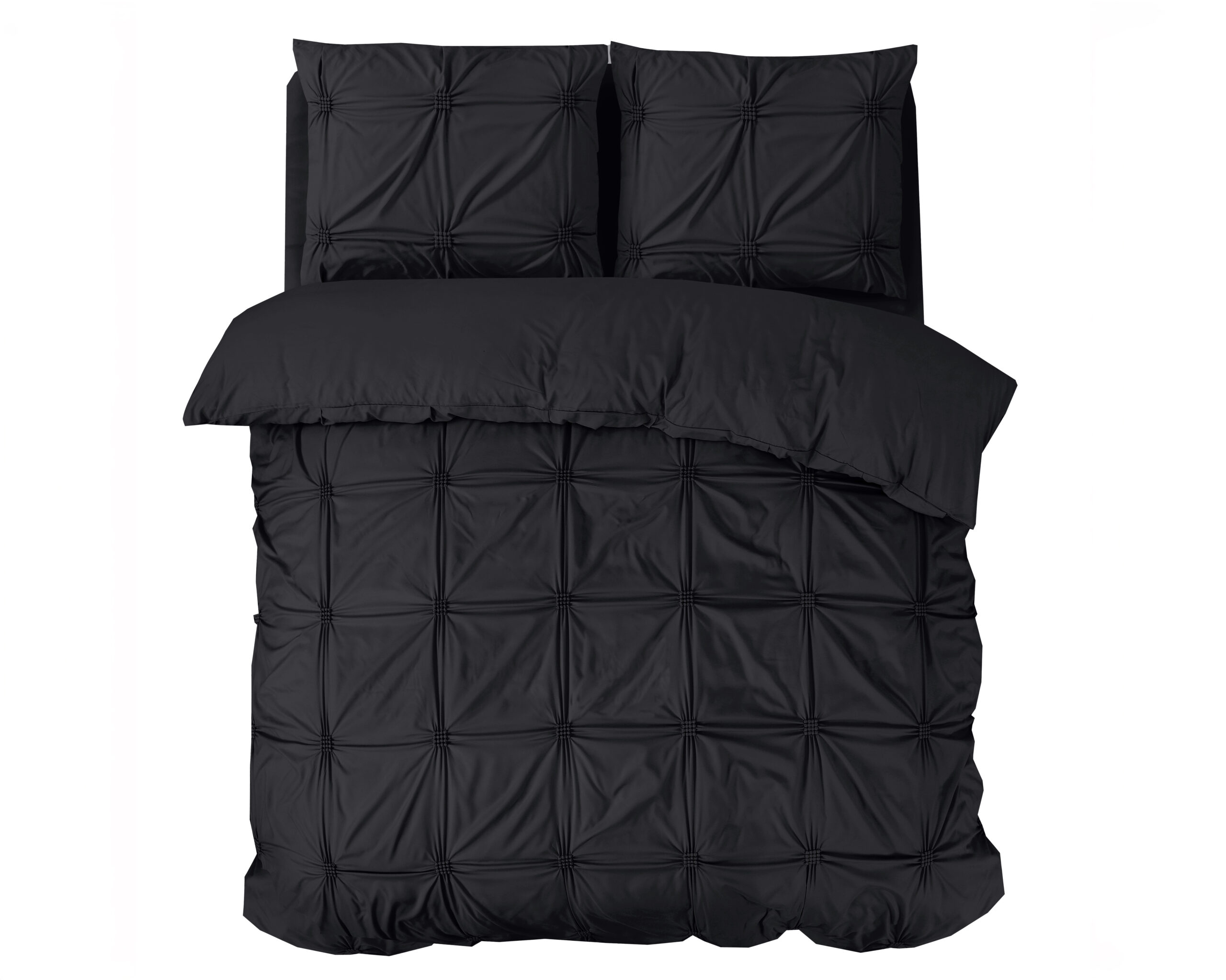 Punch Pintuck Zwart 240 x 200/220