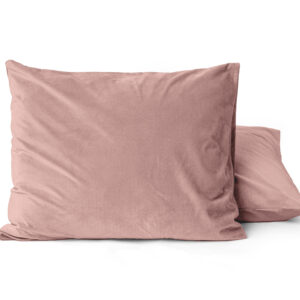Velvet 2 in 1 kussenslopen Oud Roze 60 x 70