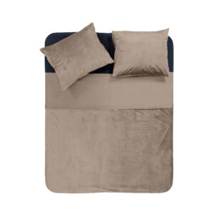 Velvet Piping Taupe / Grijs 240 x 220