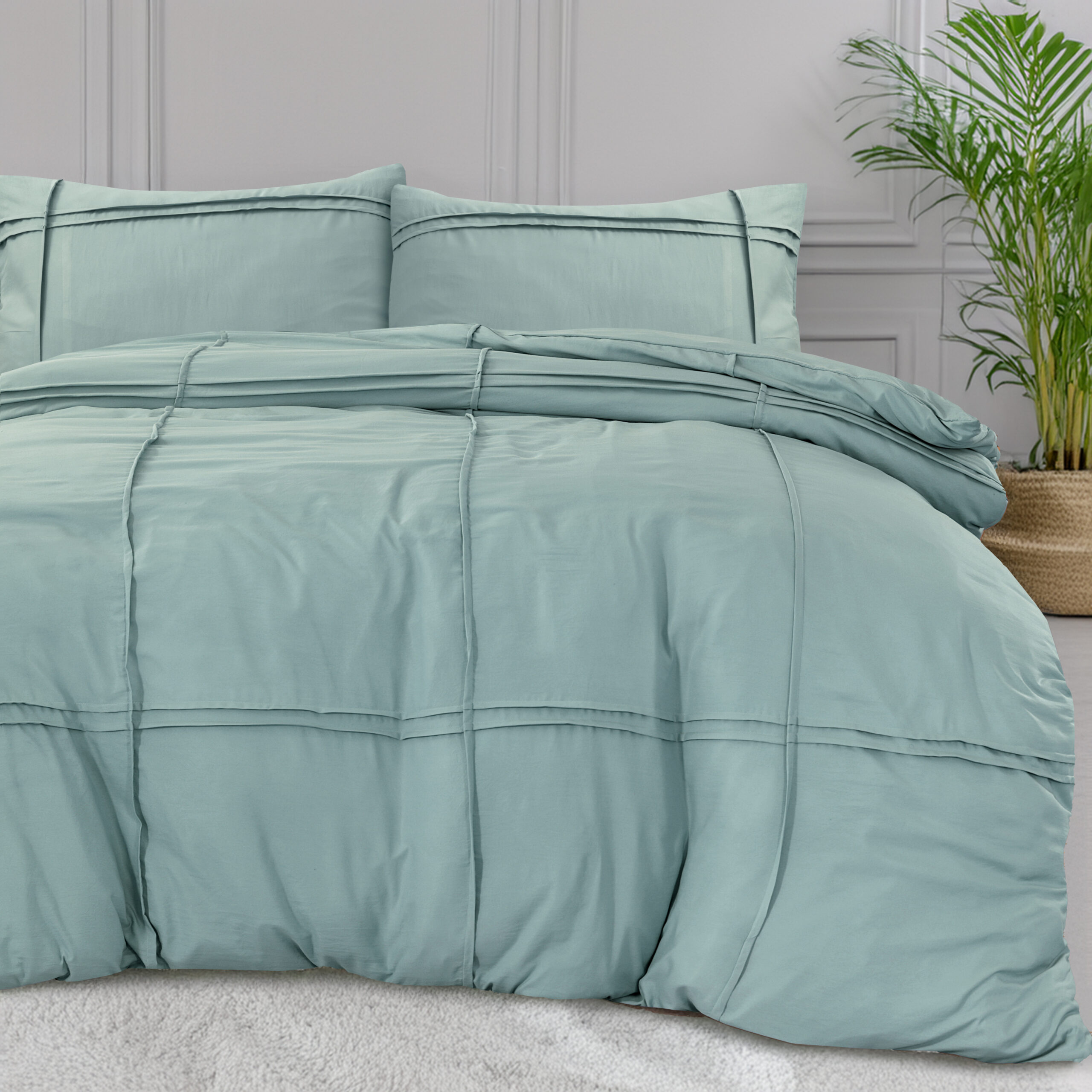Washed Tufted Groen 240 x 200/220