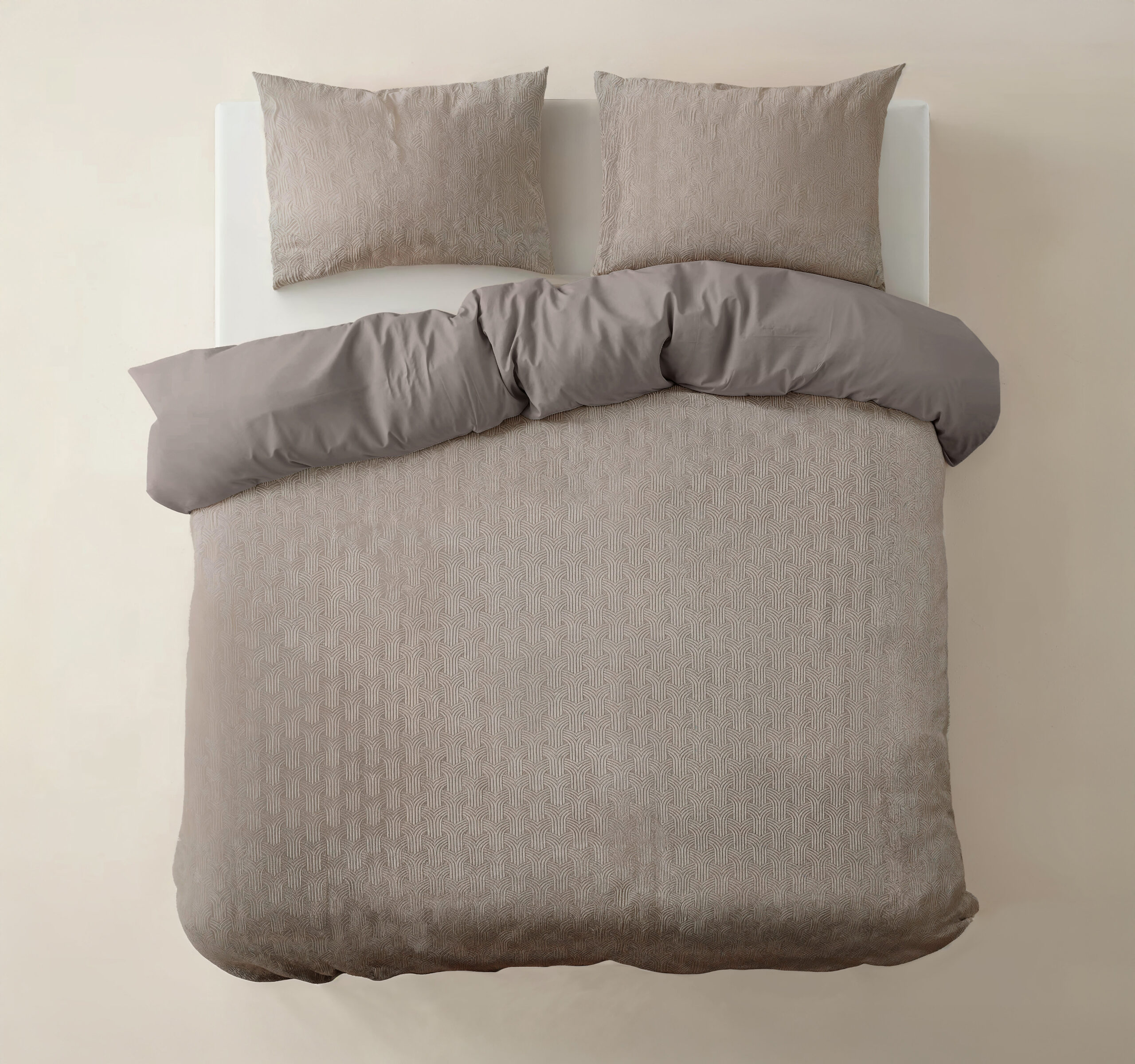 Flanel Art Taupe 200 x 220