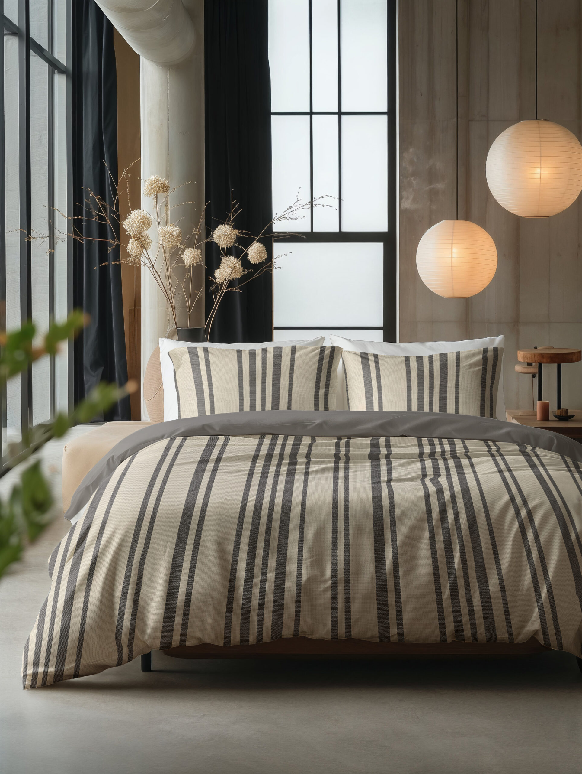 Linear Linen Zand 200 x 200/220