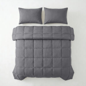 Lazy Dekbed Percale Antraciet 240 x 220