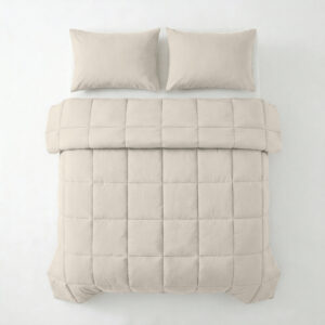 Lazy Dekbed Percale Beige 240 x 220