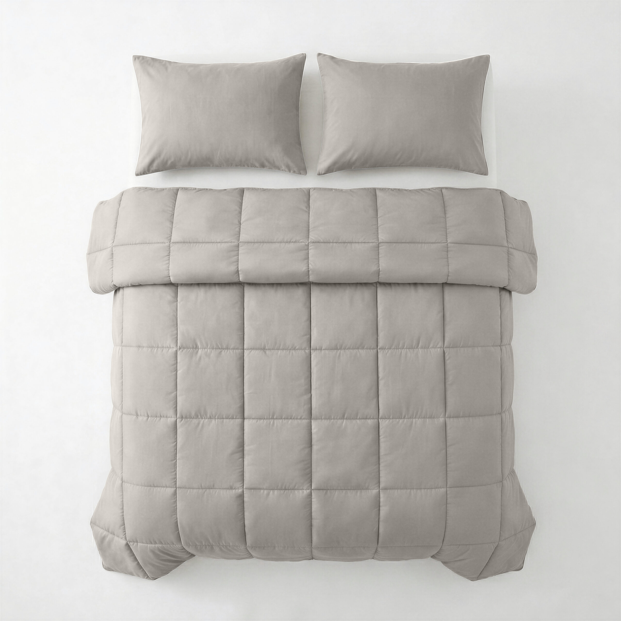 Lazy Dekbed Percale Taupe 200 x 220