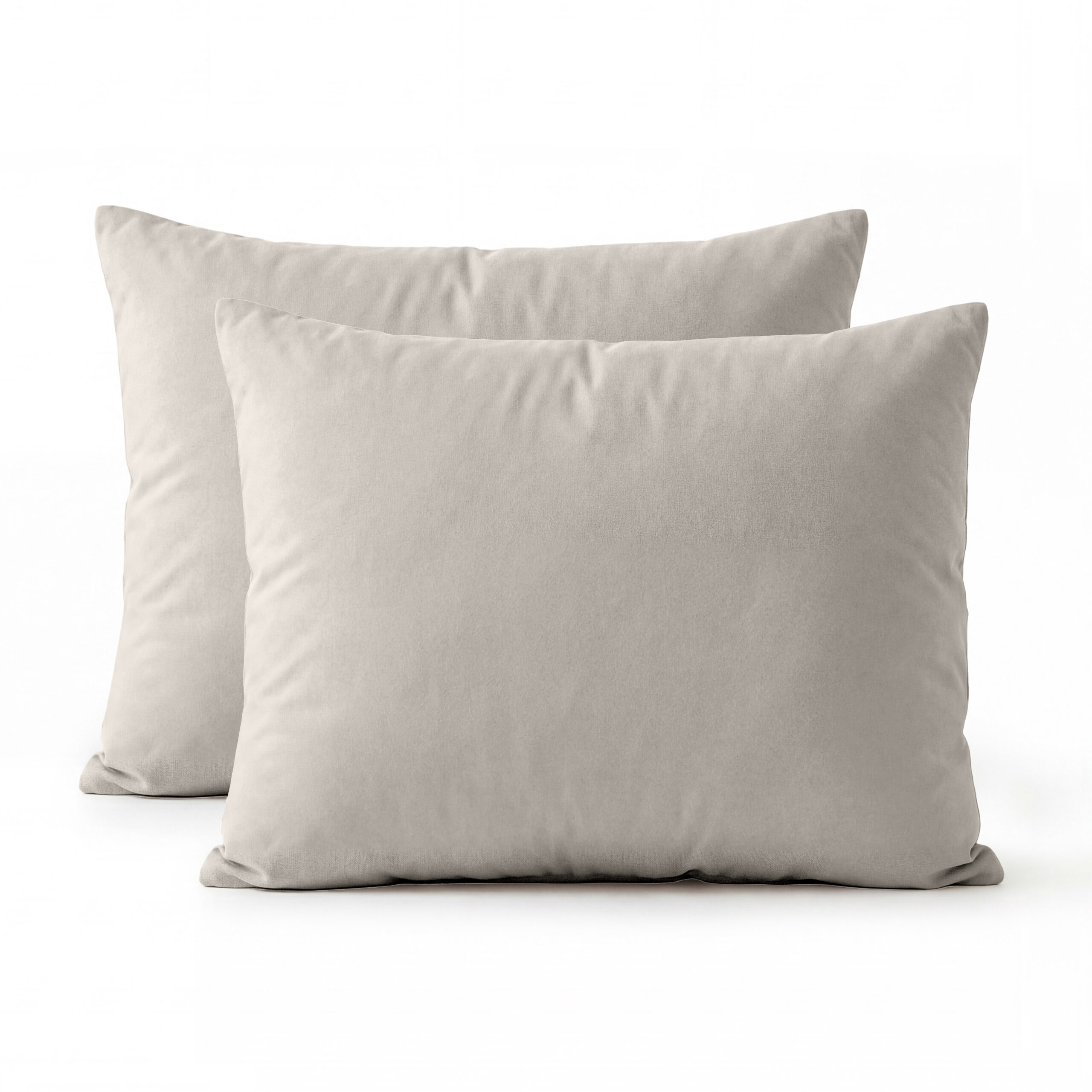 Lazy Kussensloop Percale 2Pack Taupe 60 x 70