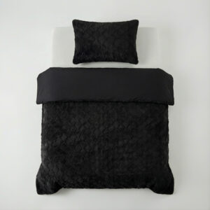 Faux Fur Syon Zwart 140 x 200/220