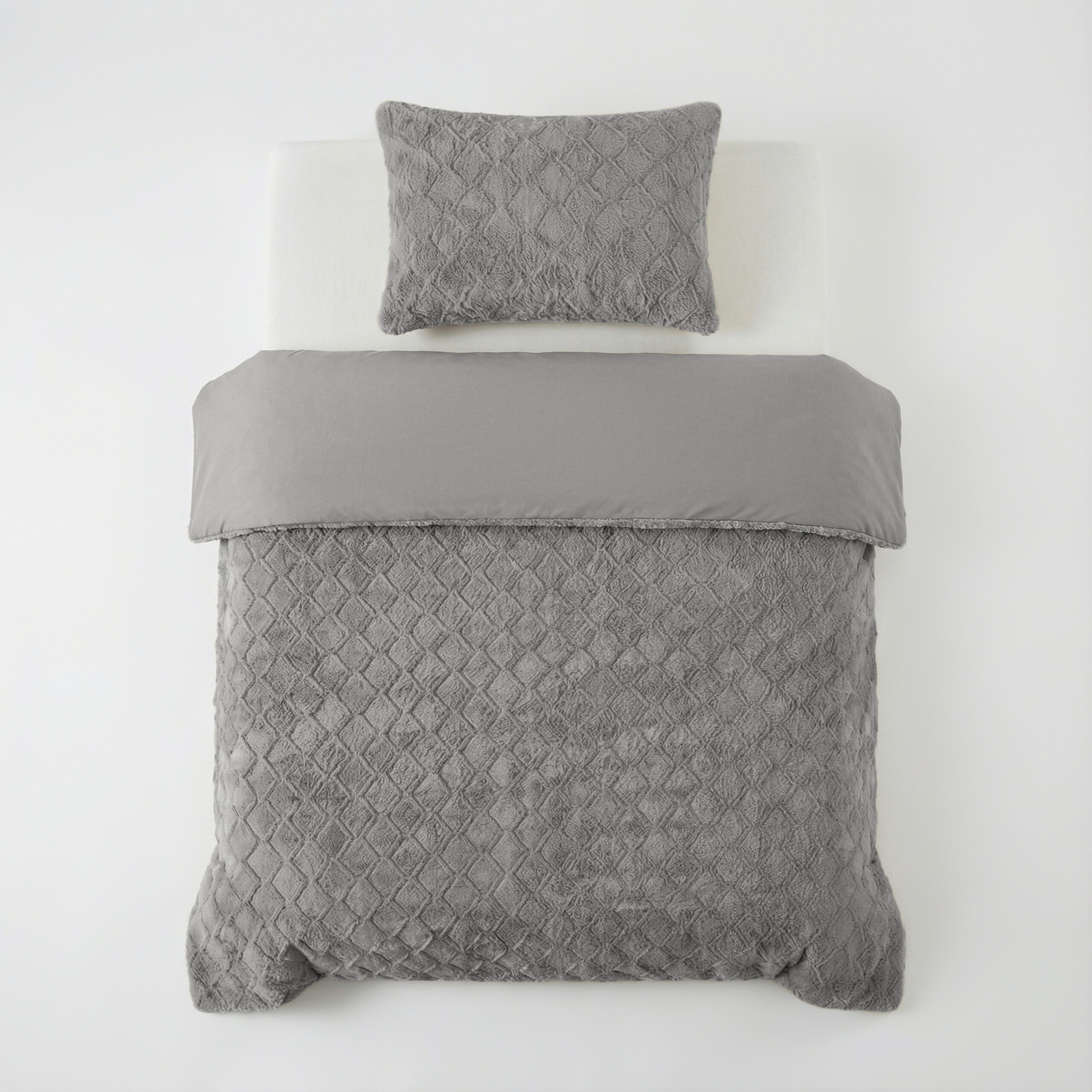 Faux Fur Syon Grijs 140 x 200/220