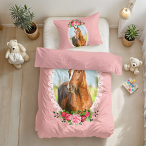 Cute Horse Roze 140 x 200/220 afbeelding 2