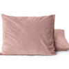 Velvet 2 in 1 kussenslopen Oud Roze 60 x 70
