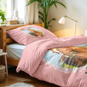 Cute Horse Roze 140 x 200/220 afbeelding 3