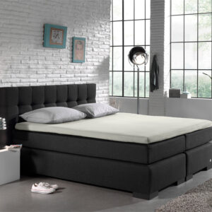 Splittopper Jersey Hoeslaken Creme 140 x 200