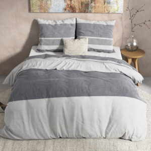 Flanel Skylar Anthracite 240 x 220 afbeelding 2
