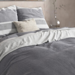 Flanel Skylar Anthracite 240 x 220 afbeelding 4