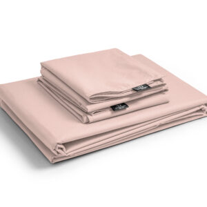 Egyptisch Katoen Uni Dekbedovertrek Roze 200 x 200/260 afbeelding 3