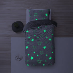 Glow in the dark Stars Grijs 140 x 220 afbeelding 4