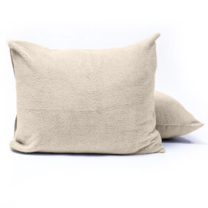 Teddy kussenslopen 2pack Creme 60 x 70 afbeelding 2