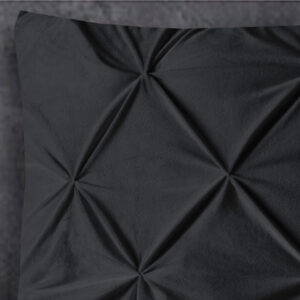 Velvet Pintuck 2pack kussenslopen Zwart 60 x 70 afbeelding 3