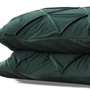 Velvet Pintuck 2pack kussenslopen Groen 60 x 70 afbeelding 2