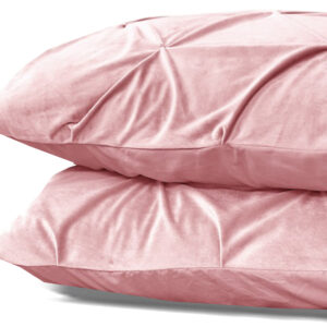 Velvet Pintuck 2pack kussenslopen Roze 60 x 70 afbeelding 2