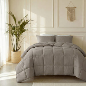 Lazy Kussensloop Percale 2Pack Taupe Bruin 60 x 70 afbeelding 3