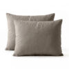 Lazy Kussensloop Percale 2Pack Taupe Bruin 60 x 70