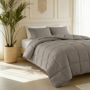 Lazy Kussensloop Percale 2Pack Taupe Bruin 60 x 70 afbeelding 4